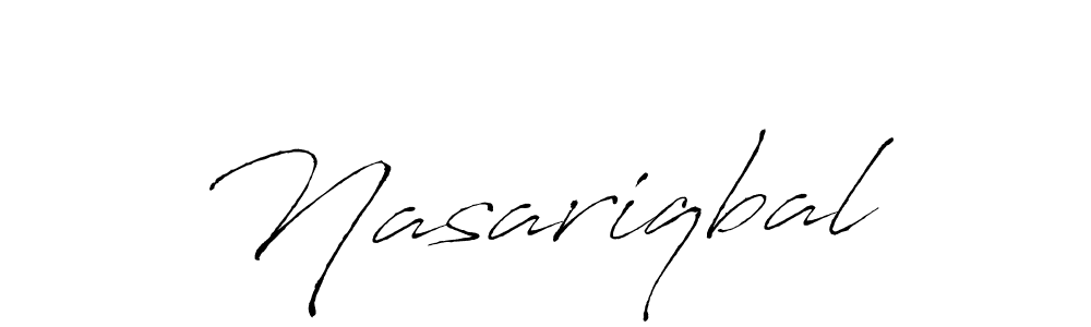 Also You can easily find your signature by using the search form. We will create Nasariqbal name handwritten signature images for you free of cost using Antro_Vectra sign style. Nasariqbal signature style 6 images and pictures png