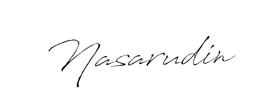 Use a signature maker to create a handwritten signature online. With this signature software, you can design (Antro_Vectra) your own signature for name Nasarudin. Nasarudin signature style 6 images and pictures png