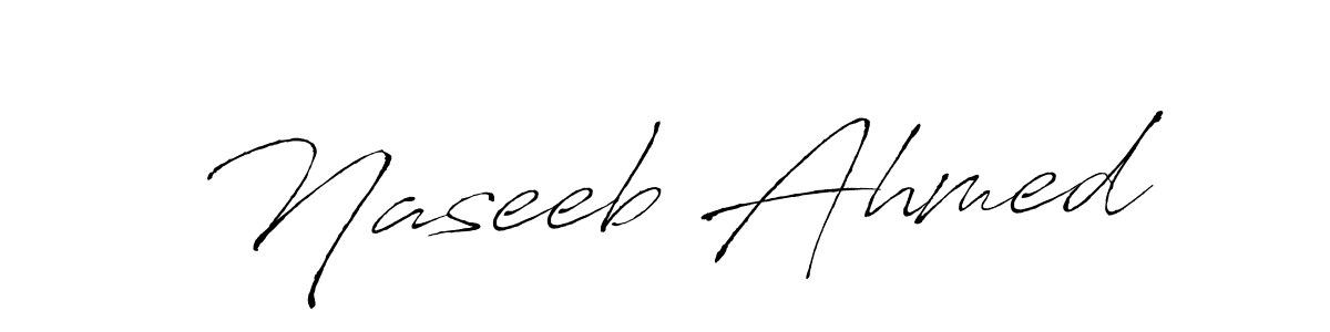 Design your own signature with our free online signature maker. With this signature software, you can create a handwritten (Antro_Vectra) signature for name Naseeb Ahmed. Naseeb Ahmed signature style 6 images and pictures png