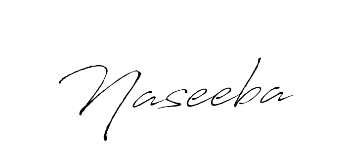 Design your own signature with our free online signature maker. With this signature software, you can create a handwritten (Antro_Vectra) signature for name Naseeba. Naseeba signature style 6 images and pictures png