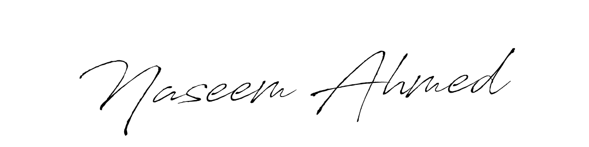 Similarly Antro_Vectra is the best handwritten signature design. Signature creator online .You can use it as an online autograph creator for name Naseem Ahmed. Naseem Ahmed signature style 6 images and pictures png