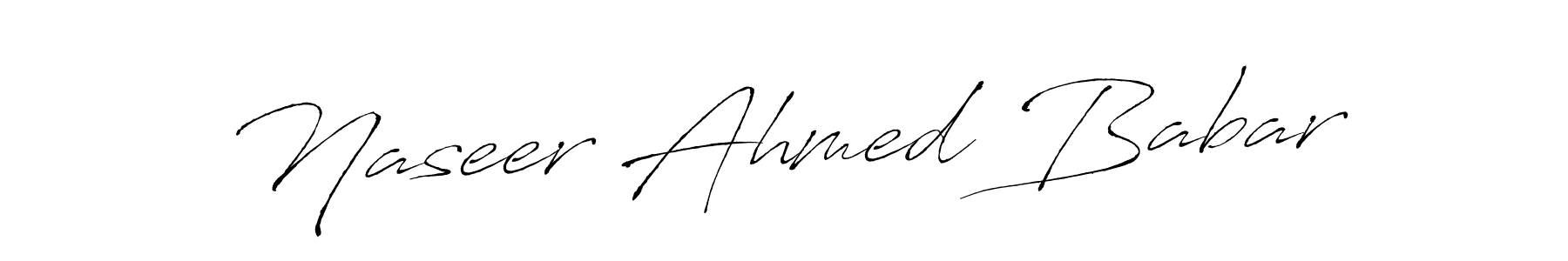 Once you've used our free online signature maker to create your best signature Antro_Vectra style, it's time to enjoy all of the benefits that Naseer Ahmed Babar name signing documents. Naseer Ahmed Babar signature style 6 images and pictures png
