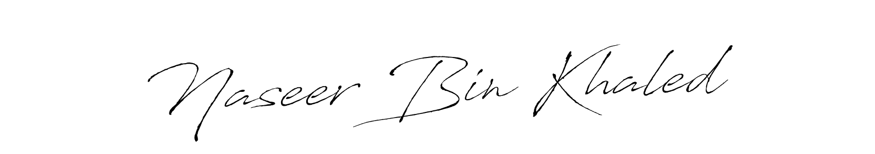 Naseer Bin Khaled stylish signature style. Best Handwritten Sign (Antro_Vectra) for my name. Handwritten Signature Collection Ideas for my name Naseer Bin Khaled. Naseer Bin Khaled signature style 6 images and pictures png