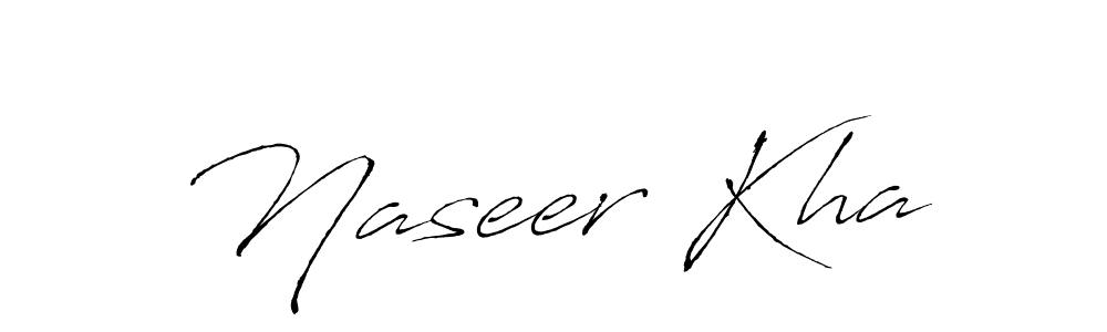 The best way (Antro_Vectra) to make a short signature is to pick only two or three words in your name. The name Naseer Kha include a total of six letters. For converting this name. Naseer Kha signature style 6 images and pictures png