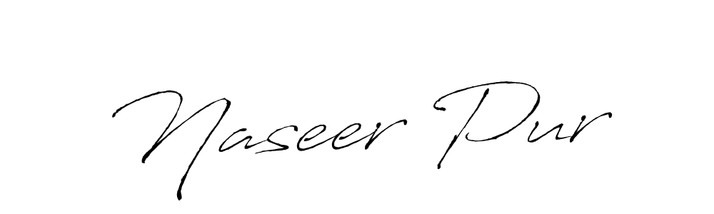 Design your own signature with our free online signature maker. With this signature software, you can create a handwritten (Antro_Vectra) signature for name Naseer Pur. Naseer Pur signature style 6 images and pictures png