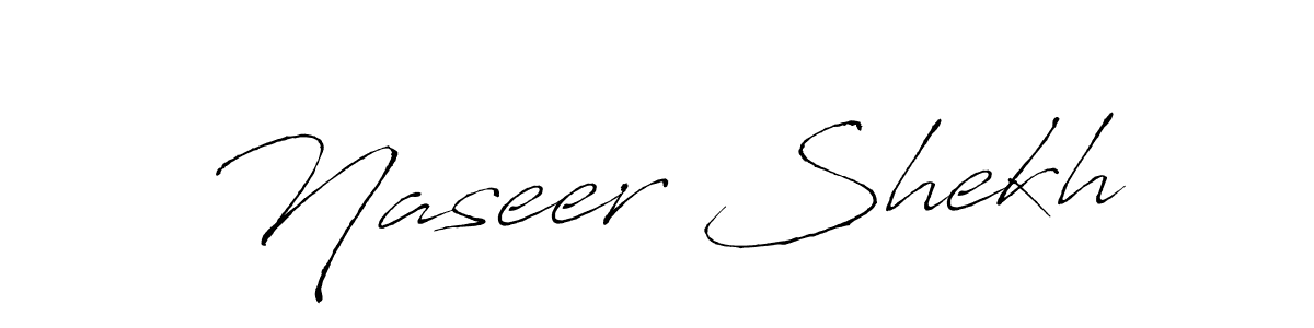 Also we have Naseer Shekh name is the best signature style. Create professional handwritten signature collection using Antro_Vectra autograph style. Naseer Shekh signature style 6 images and pictures png
