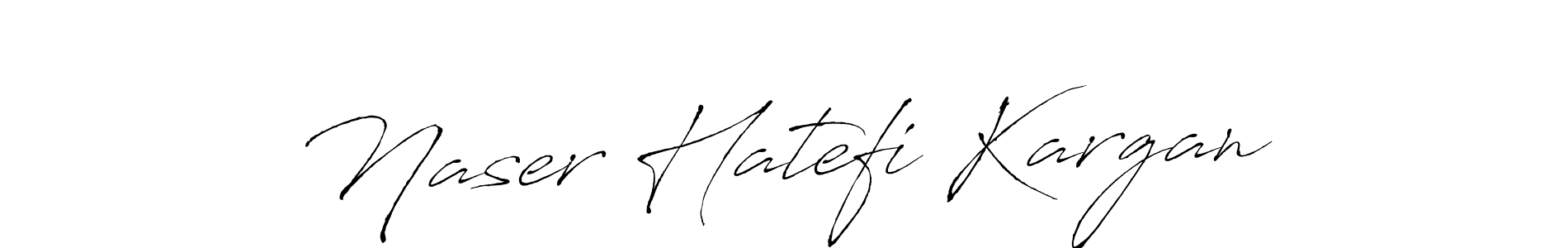 Also we have Naser Hatefi Kargan name is the best signature style. Create professional handwritten signature collection using Antro_Vectra autograph style. Naser Hatefi Kargan signature style 6 images and pictures png