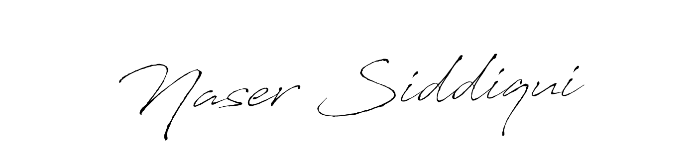 Naser Siddiqui stylish signature style. Best Handwritten Sign (Antro_Vectra) for my name. Handwritten Signature Collection Ideas for my name Naser Siddiqui. Naser Siddiqui signature style 6 images and pictures png