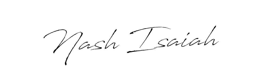 Here are the top 10 professional signature styles for the name Nash Isaiah. These are the best autograph styles you can use for your name. Nash Isaiah signature style 6 images and pictures png