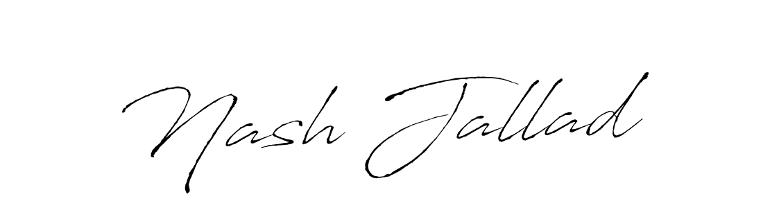 Make a beautiful signature design for name Nash Jallad. Use this online signature maker to create a handwritten signature for free. Nash Jallad signature style 6 images and pictures png