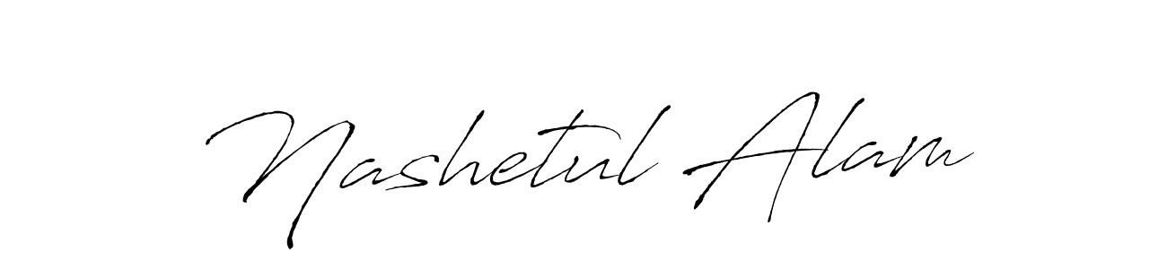 Also we have Nashetul Alam name is the best signature style. Create professional handwritten signature collection using Antro_Vectra autograph style. Nashetul Alam signature style 6 images and pictures png