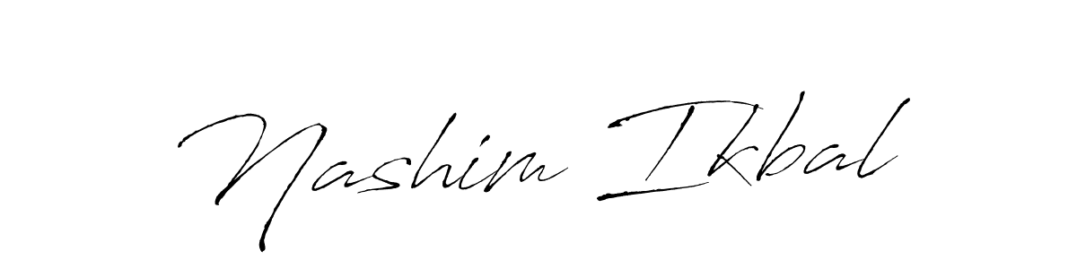 Use a signature maker to create a handwritten signature online. With this signature software, you can design (Antro_Vectra) your own signature for name Nashim Ikbal. Nashim Ikbal signature style 6 images and pictures png