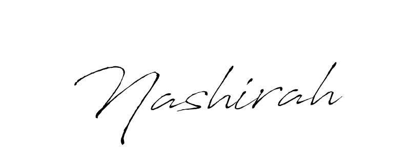 How to make Nashirah name signature. Use Antro_Vectra style for creating short signs online. This is the latest handwritten sign. Nashirah signature style 6 images and pictures png