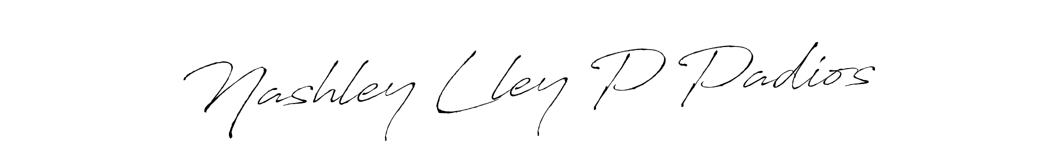 Design your own signature with our free online signature maker. With this signature software, you can create a handwritten (Antro_Vectra) signature for name Nashley Lley P Padios. Nashley Lley P Padios signature style 6 images and pictures png
