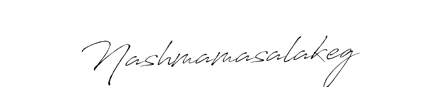 Make a beautiful signature design for name Nashmamasalakeg. With this signature (Antro_Vectra) style, you can create a handwritten signature for free. Nashmamasalakeg signature style 6 images and pictures png