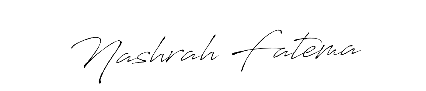 Similarly Antro_Vectra is the best handwritten signature design. Signature creator online .You can use it as an online autograph creator for name Nashrah Fatema. Nashrah Fatema signature style 6 images and pictures png