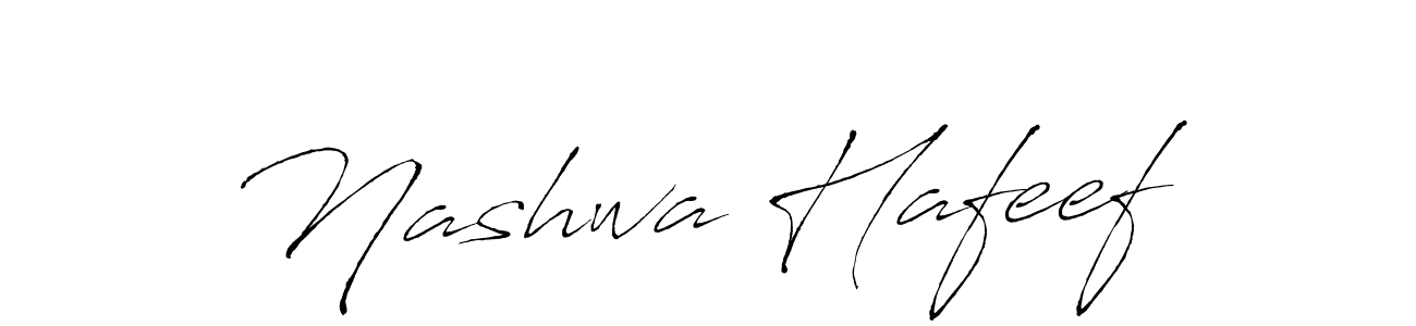 This is the best signature style for the Nashwa Hafeef name. Also you like these signature font (Antro_Vectra). Mix name signature. Nashwa Hafeef signature style 6 images and pictures png