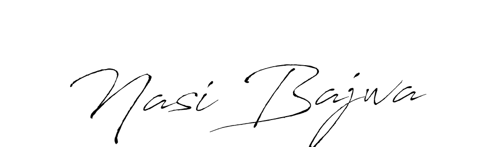 How to make Nasi Bajwa signature? Antro_Vectra is a professional autograph style. Create handwritten signature for Nasi Bajwa name. Nasi Bajwa signature style 6 images and pictures png