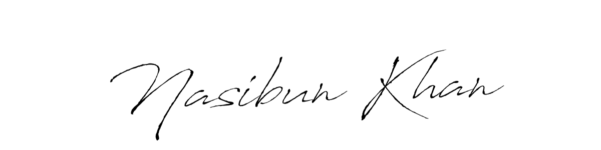 Antro_Vectra is a professional signature style that is perfect for those who want to add a touch of class to their signature. It is also a great choice for those who want to make their signature more unique. Get Nasibun Khan name to fancy signature for free. Nasibun Khan signature style 6 images and pictures png