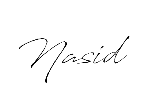 Design your own signature with our free online signature maker. With this signature software, you can create a handwritten (Antro_Vectra) signature for name Nasid. Nasid signature style 6 images and pictures png