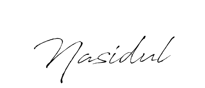 Also we have Nasidul name is the best signature style. Create professional handwritten signature collection using Antro_Vectra autograph style. Nasidul signature style 6 images and pictures png