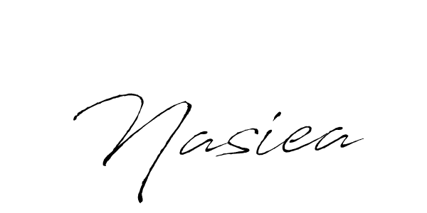 Similarly Antro_Vectra is the best handwritten signature design. Signature creator online .You can use it as an online autograph creator for name Nasiea. Nasiea signature style 6 images and pictures png