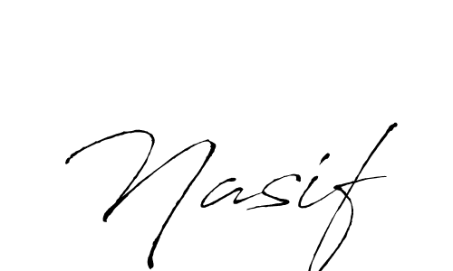 Create a beautiful signature design for name Nasif. With this signature (Antro_Vectra) fonts, you can make a handwritten signature for free. Nasif signature style 6 images and pictures png