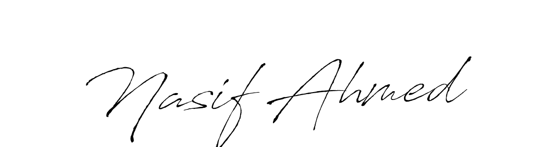 It looks lik you need a new signature style for name Nasif Ahmed. Design unique handwritten (Antro_Vectra) signature with our free signature maker in just a few clicks. Nasif Ahmed signature style 6 images and pictures png