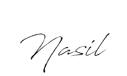 Use a signature maker to create a handwritten signature online. With this signature software, you can design (Antro_Vectra) your own signature for name Nasil. Nasil signature style 6 images and pictures png