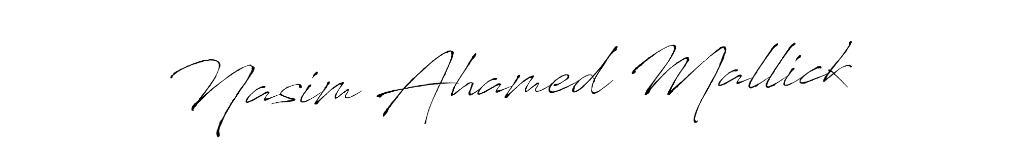 Similarly Antro_Vectra is the best handwritten signature design. Signature creator online .You can use it as an online autograph creator for name Nasim Ahamed Mallick. Nasim Ahamed Mallick signature style 6 images and pictures png