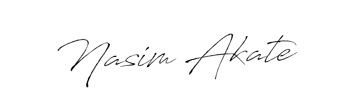 This is the best signature style for the Nasim Akate name. Also you like these signature font (Antro_Vectra). Mix name signature. Nasim Akate signature style 6 images and pictures png