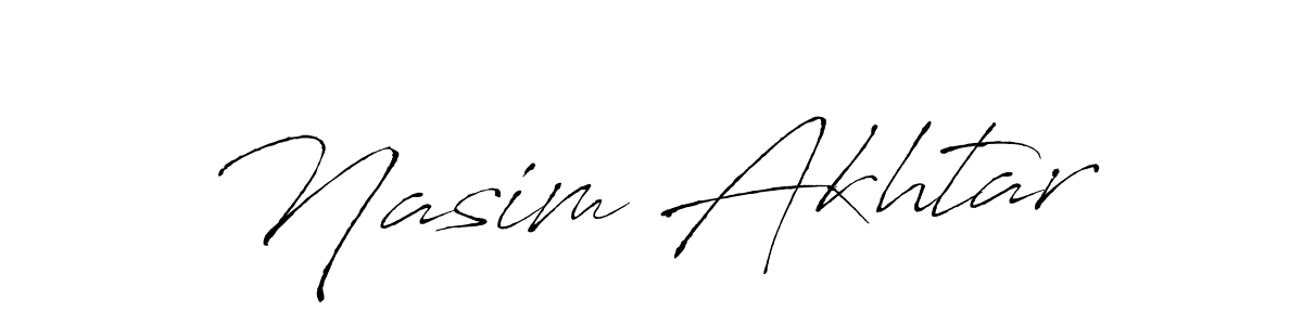 How to make Nasim Akhtar signature? Antro_Vectra is a professional autograph style. Create handwritten signature for Nasim Akhtar name. Nasim Akhtar signature style 6 images and pictures png