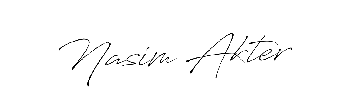 Make a beautiful signature design for name Nasim Akter. Use this online signature maker to create a handwritten signature for free. Nasim Akter signature style 6 images and pictures png