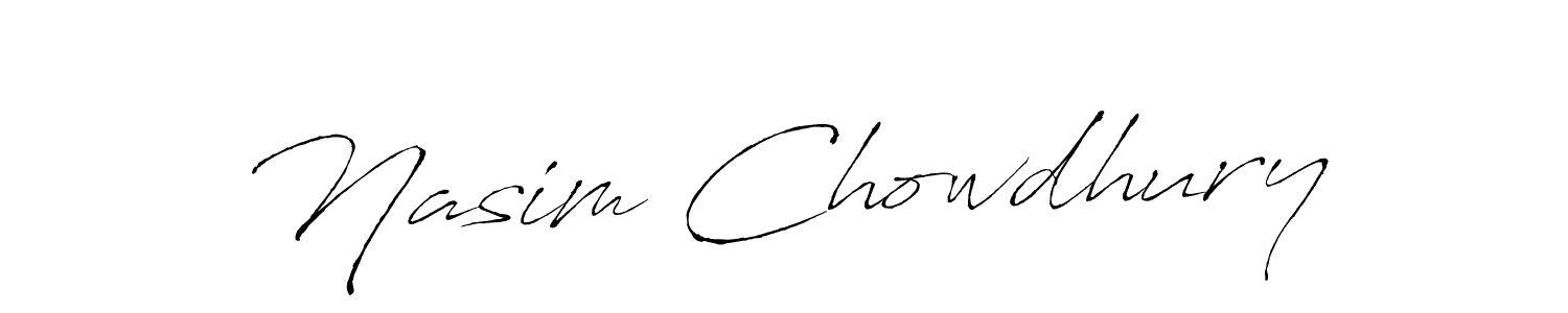 Make a short Nasim Chowdhury signature style. Manage your documents anywhere anytime using Antro_Vectra. Create and add eSignatures, submit forms, share and send files easily. Nasim Chowdhury signature style 6 images and pictures png