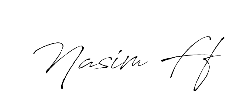 Also we have Nasim Ff name is the best signature style. Create professional handwritten signature collection using Antro_Vectra autograph style. Nasim Ff signature style 6 images and pictures png