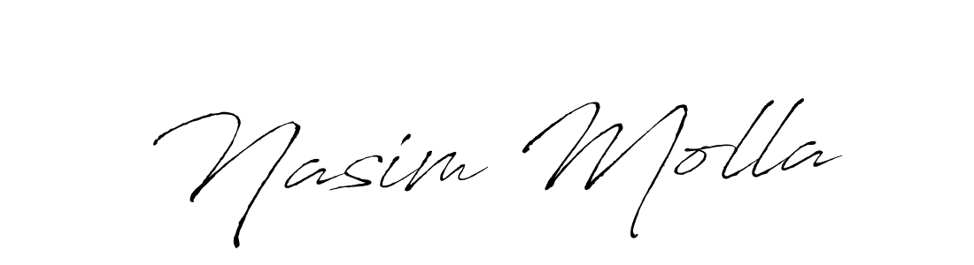 Similarly Antro_Vectra is the best handwritten signature design. Signature creator online .You can use it as an online autograph creator for name Nasim Molla. Nasim Molla signature style 6 images and pictures png