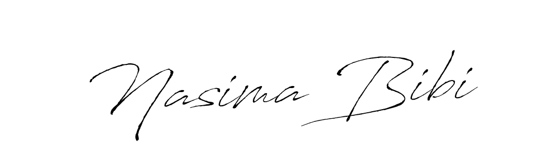 Create a beautiful signature design for name Nasima Bibi. With this signature (Antro_Vectra) fonts, you can make a handwritten signature for free. Nasima Bibi signature style 6 images and pictures png
