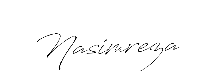Create a beautiful signature design for name Nasimreza. With this signature (Antro_Vectra) fonts, you can make a handwritten signature for free. Nasimreza signature style 6 images and pictures png