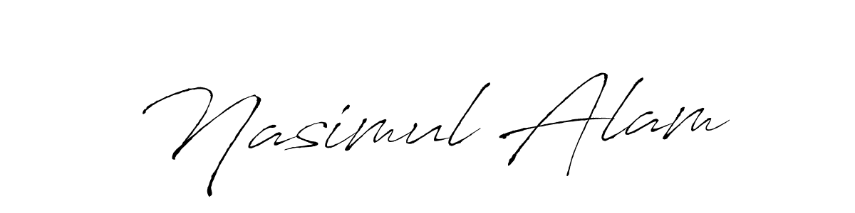 Also we have Nasimul Alam name is the best signature style. Create professional handwritten signature collection using Antro_Vectra autograph style. Nasimul Alam signature style 6 images and pictures png