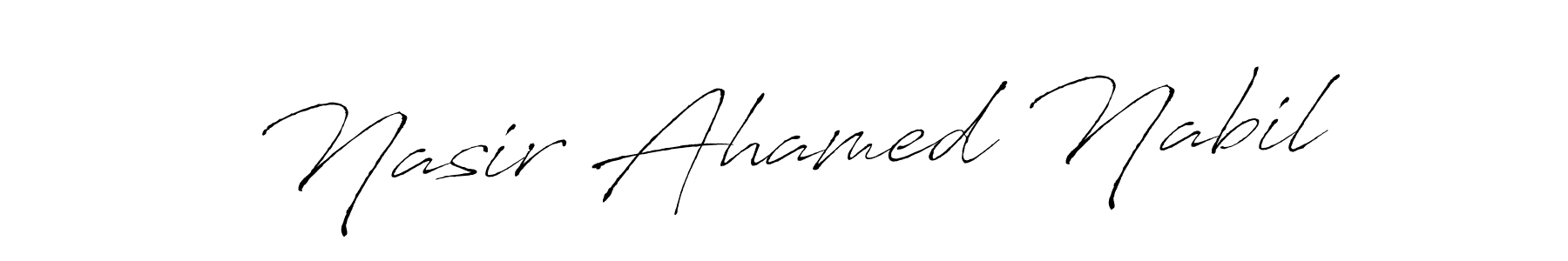 This is the best signature style for the Nasir Ahamed Nabil name. Also you like these signature font (Antro_Vectra). Mix name signature. Nasir Ahamed Nabil signature style 6 images and pictures png