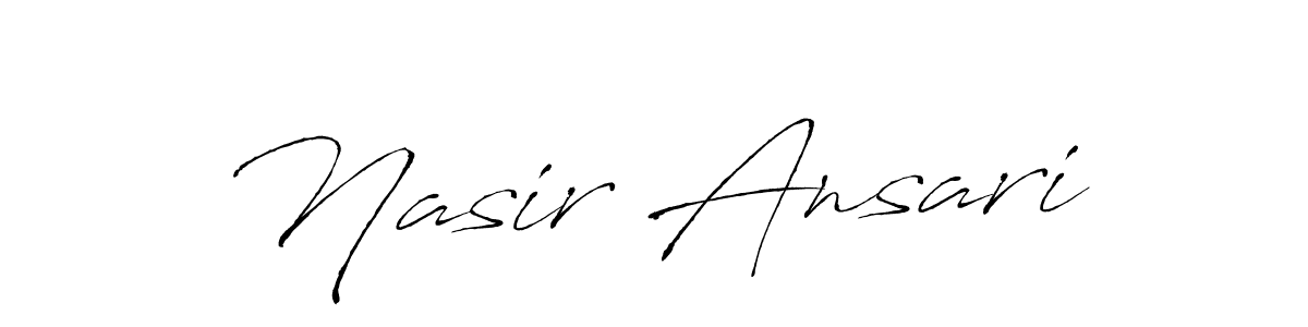 Similarly Antro_Vectra is the best handwritten signature design. Signature creator online .You can use it as an online autograph creator for name Nasir Ansari. Nasir Ansari signature style 6 images and pictures png