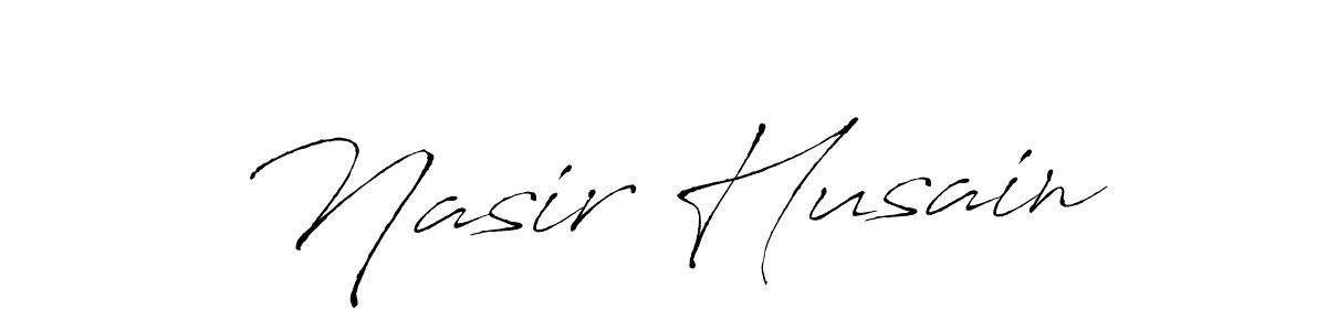if you are searching for the best signature style for your name Nasir Husain. so please give up your signature search. here we have designed multiple signature styles  using Antro_Vectra. Nasir Husain signature style 6 images and pictures png