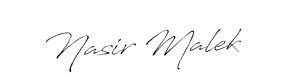 Also we have Nasir Malek name is the best signature style. Create professional handwritten signature collection using Antro_Vectra autograph style. Nasir Malek signature style 6 images and pictures png