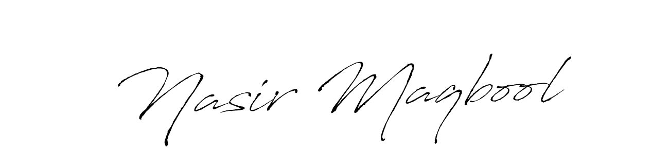 if you are searching for the best signature style for your name Nasir Maqbool. so please give up your signature search. here we have designed multiple signature styles  using Antro_Vectra. Nasir Maqbool signature style 6 images and pictures png