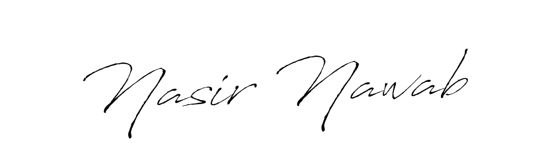 Use a signature maker to create a handwritten signature online. With this signature software, you can design (Antro_Vectra) your own signature for name Nasir Nawab. Nasir Nawab signature style 6 images and pictures png