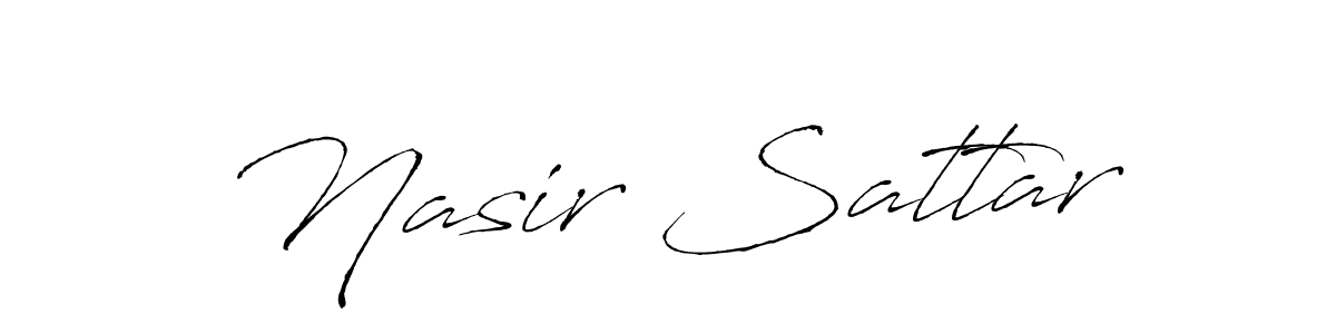 if you are searching for the best signature style for your name Nasir Sattar. so please give up your signature search. here we have designed multiple signature styles  using Antro_Vectra. Nasir Sattar signature style 6 images and pictures png