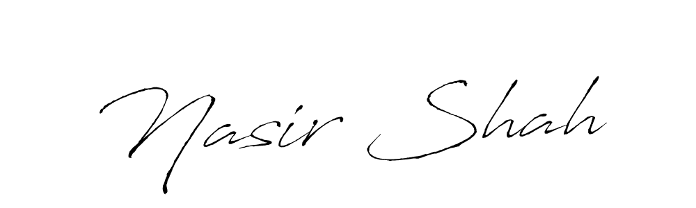 You should practise on your own different ways (Antro_Vectra) to write your name (Nasir Shah) in signature. don't let someone else do it for you. Nasir Shah signature style 6 images and pictures png