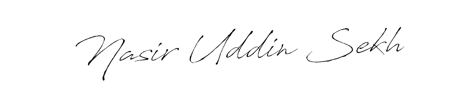 Also You can easily find your signature by using the search form. We will create Nasir Uddin Sekh name handwritten signature images for you free of cost using Antro_Vectra sign style. Nasir Uddin Sekh signature style 6 images and pictures png