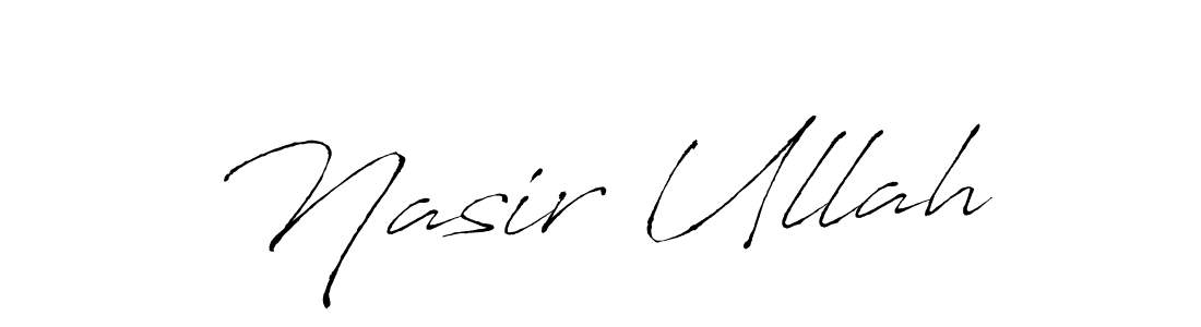 Also You can easily find your signature by using the search form. We will create Nasir Ullah name handwritten signature images for you free of cost using Antro_Vectra sign style. Nasir Ullah signature style 6 images and pictures png