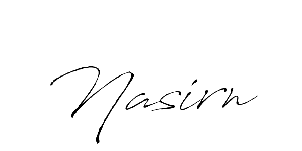 How to make Nasirn signature? Antro_Vectra is a professional autograph style. Create handwritten signature for Nasirn name. Nasirn signature style 6 images and pictures png